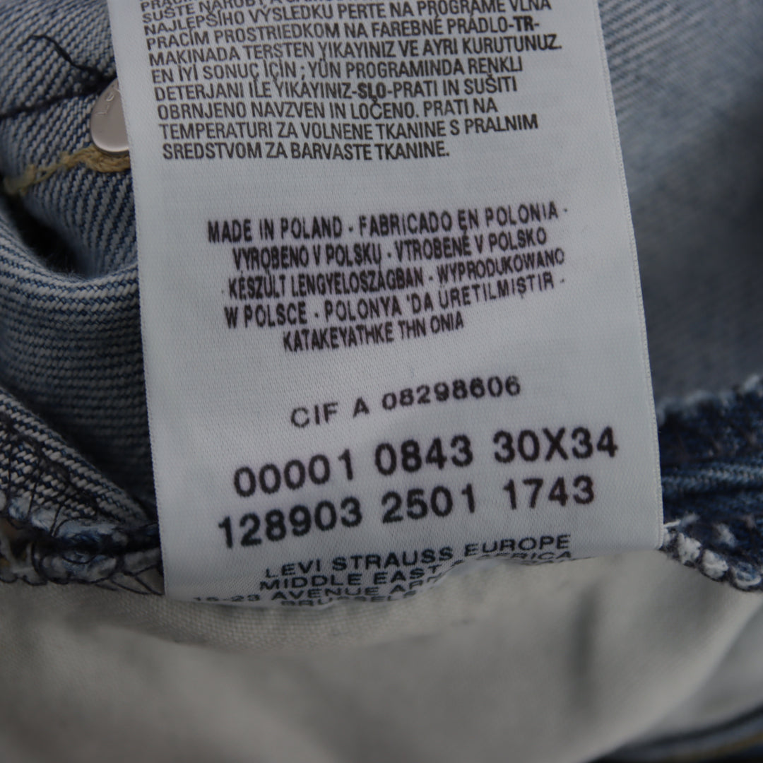 Levi's Engineered 001 W30 L34 jeans vintage in denim unisex
