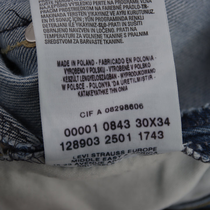 Levi's Engineered 001 W30 L34 jeans vintage in denim unisex