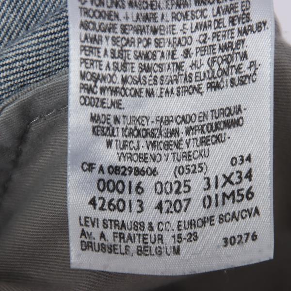 Levi's Engineered 0025 Slim Fit jeans denim W31 L34 uomo