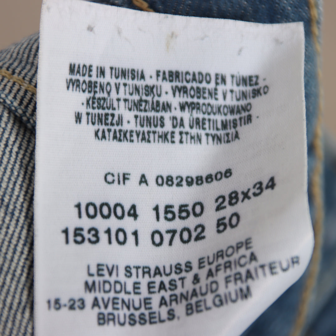 Levi's Engineered 004 W28 L34 jeans vintage in denim da donna