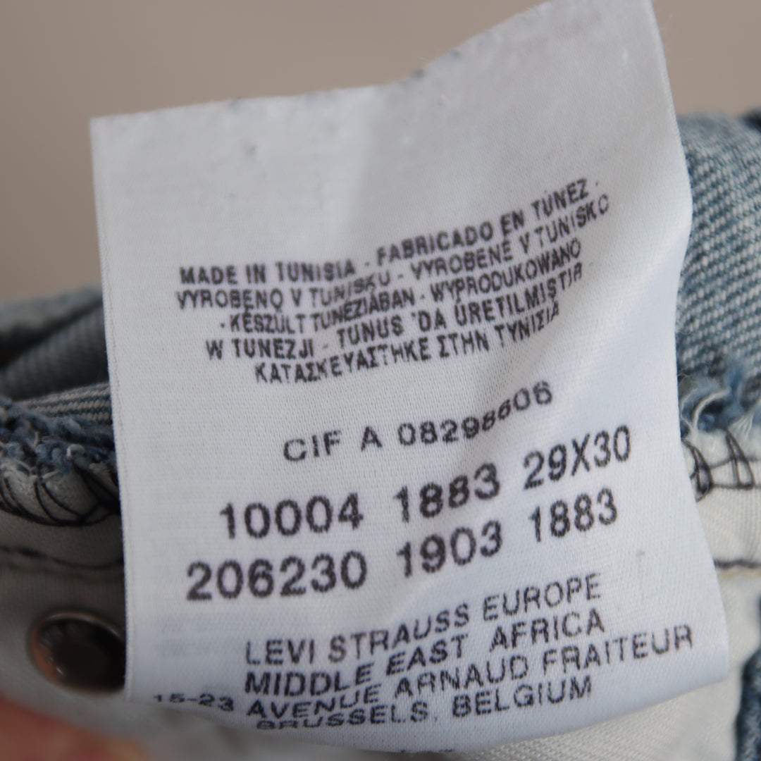 Levi's Engineered 004 W29 L30 jeans vintage in denim da donna