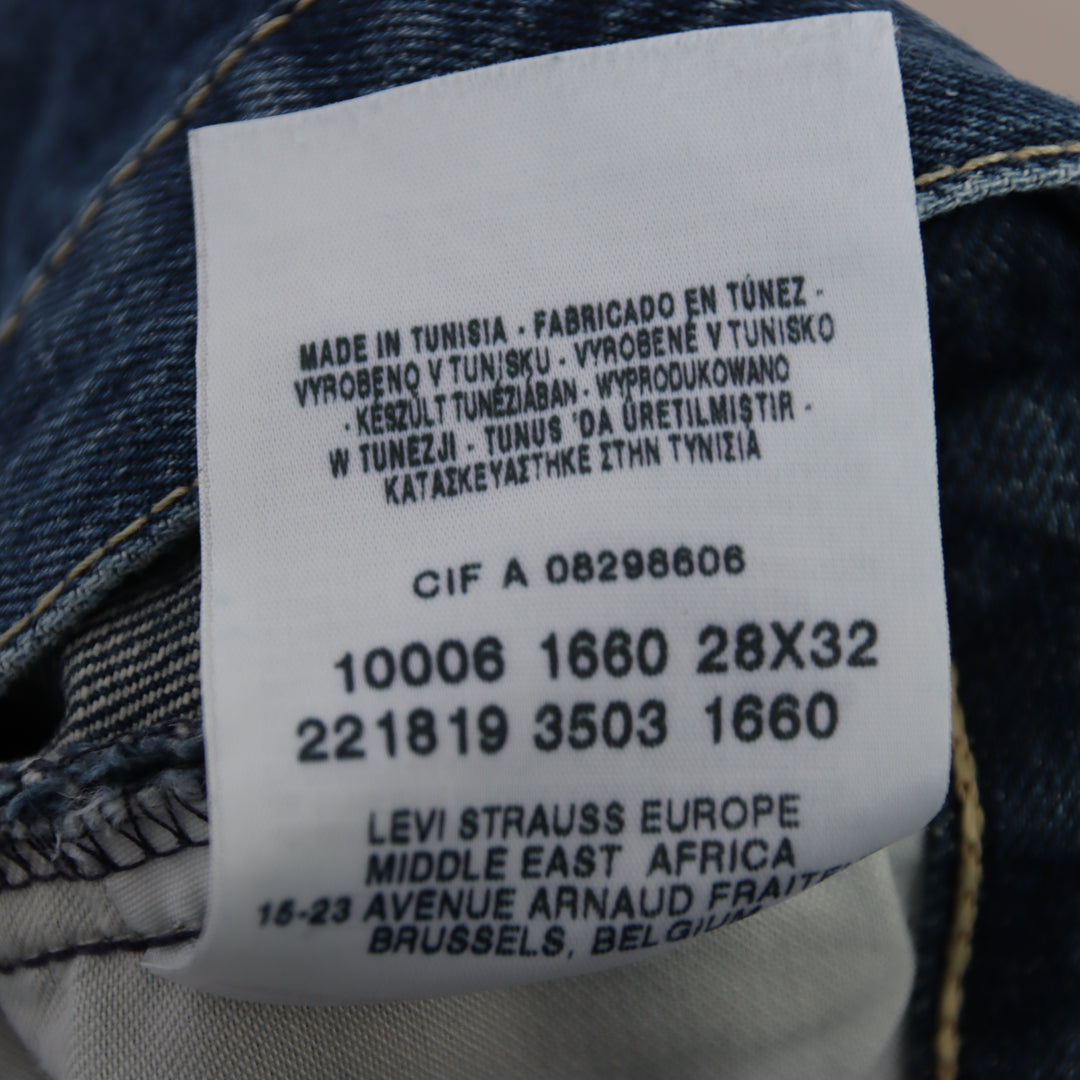 Levi's Engineered 006 W28 L32 jeans vintage in denim da donna