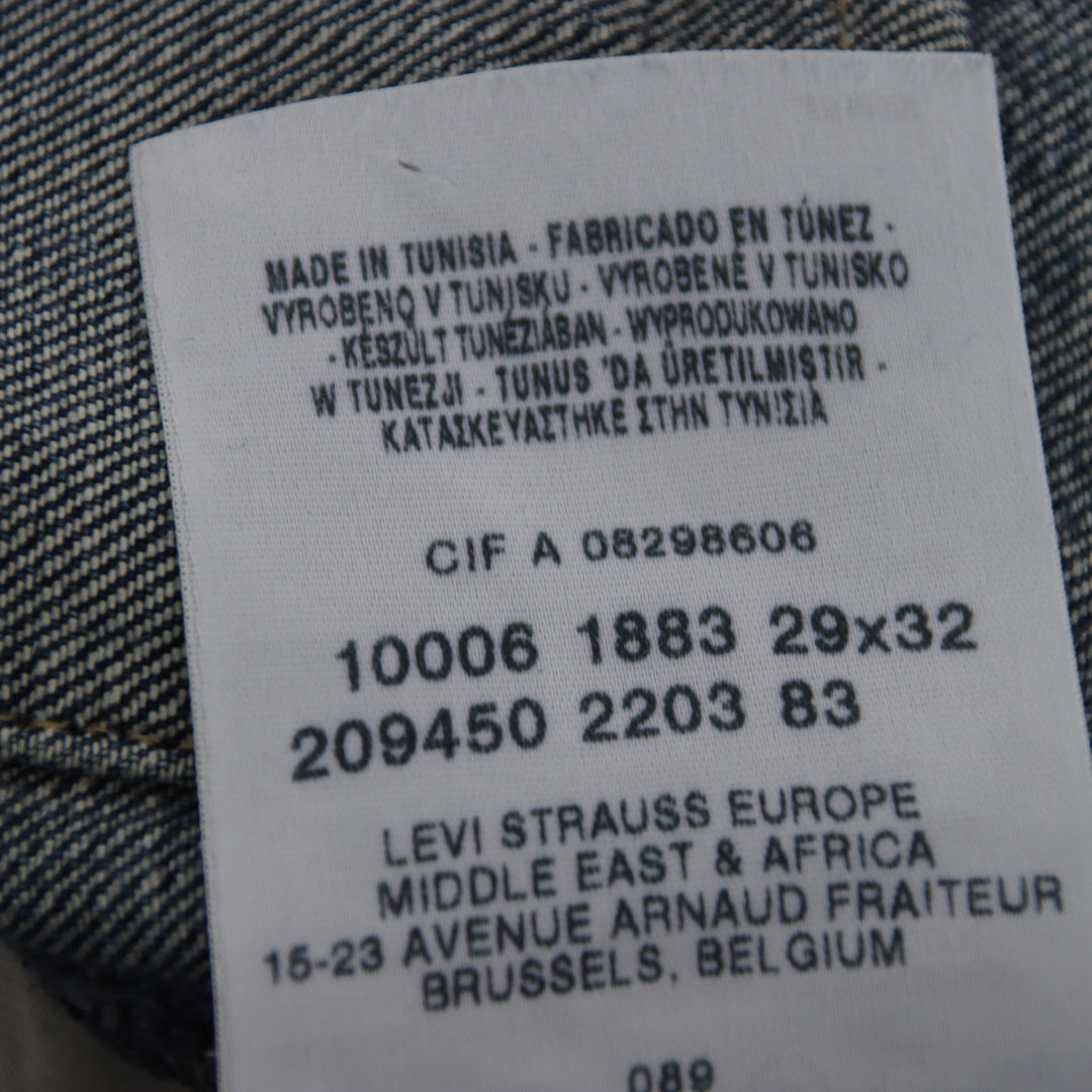 Levi's Engineered 006 W29 L32 jeans vintage in denim da donna
