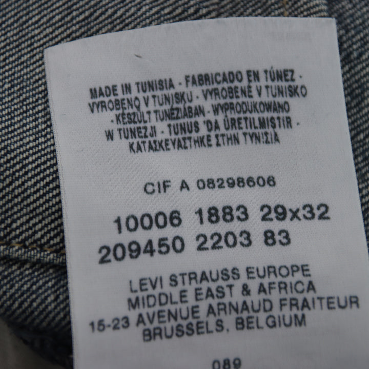 Levi's Engineered 006 W29 L32 jeans vintage in denim da donna