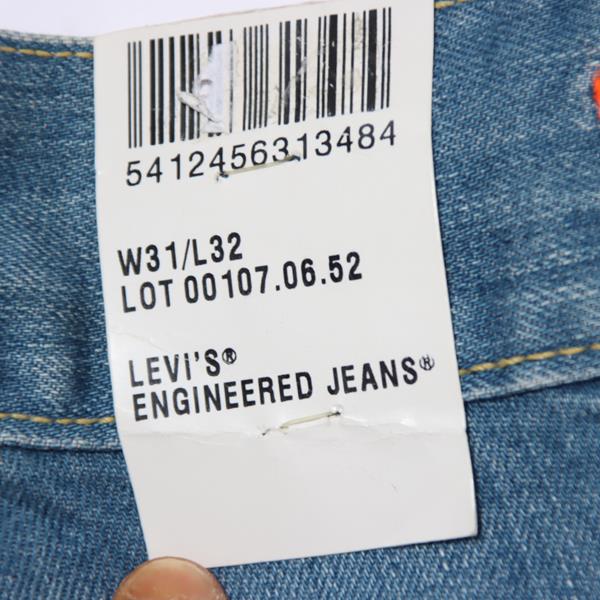 Levi's Engineered 0652 jeans denim W31 L32 unisex deadstock w/tags