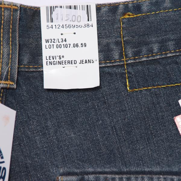 Levi's Engineered 0659 jeans denim W32 L34 unisex deadstock w/tags