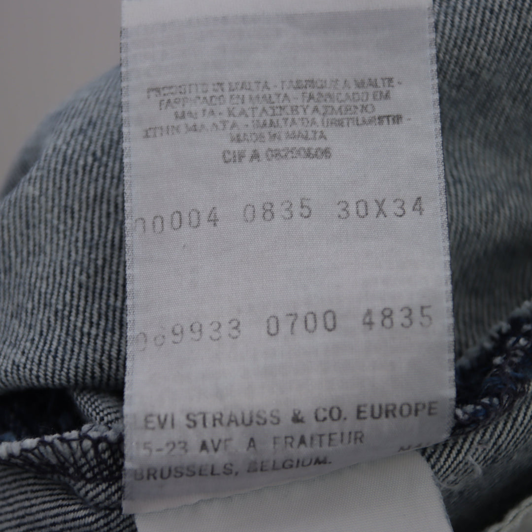 Levi's Engineered 0835 W30 L34 jeans vintage in denim unisex