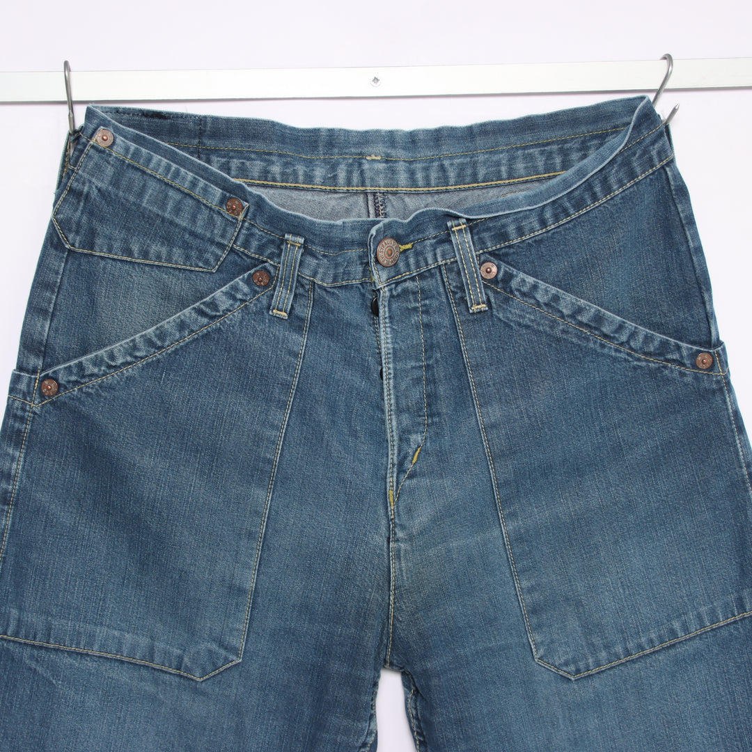 Levi's Engineered 1090 con martingala W30 L34 jeans vintage in denim unisex