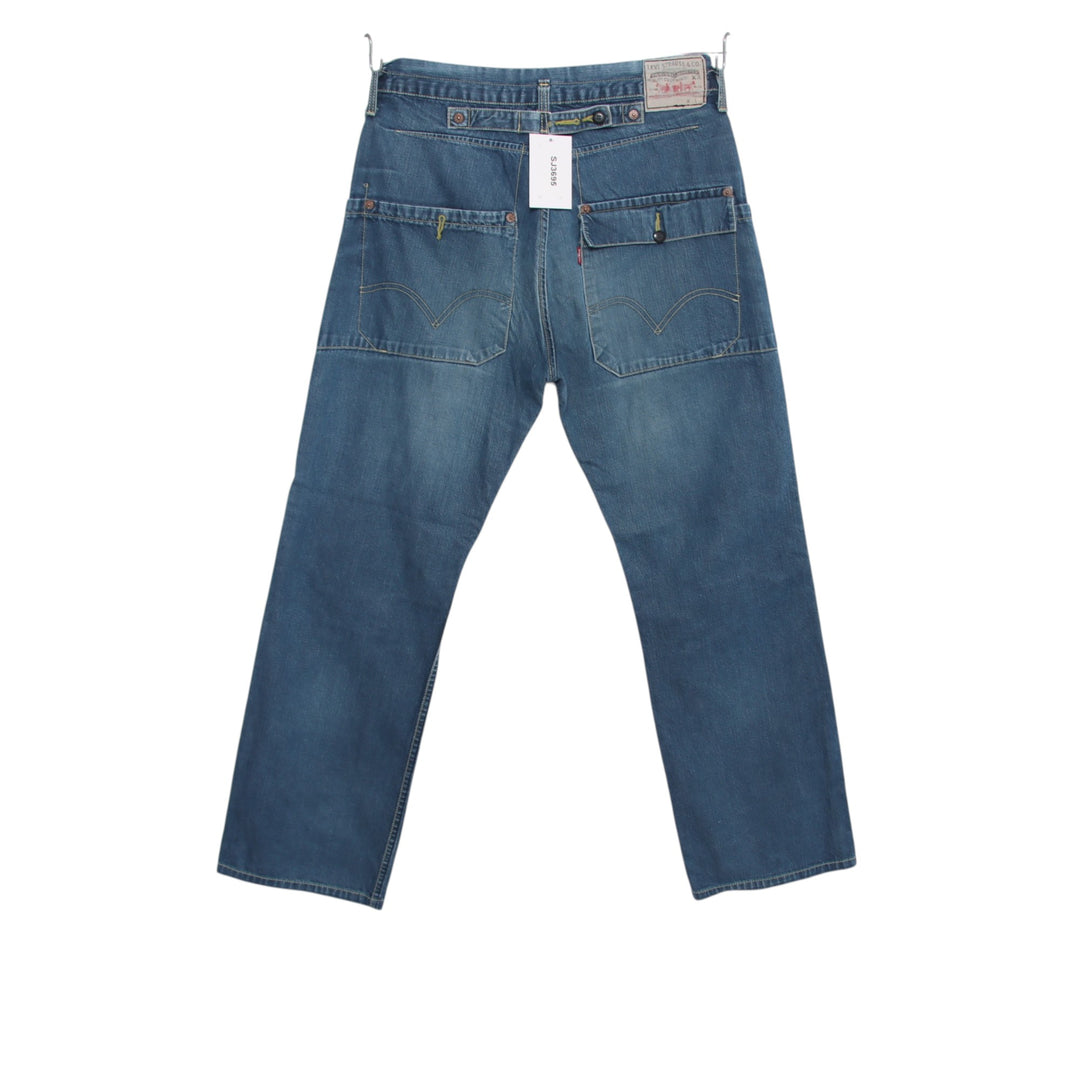 Levi's Engineered 1090 con martingala W30 L34 jeans vintage in denim unisex