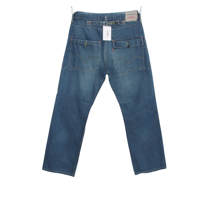 Levi's Engineered 1090 con martingala W30 L34 jeans vintage in denim unisex
