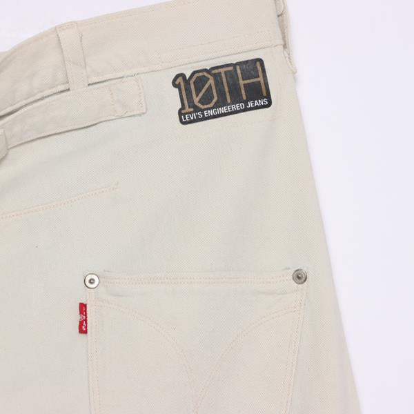 Levi's Engineered 10th jeans bianco W30 L34 unisex deadstock w/tags