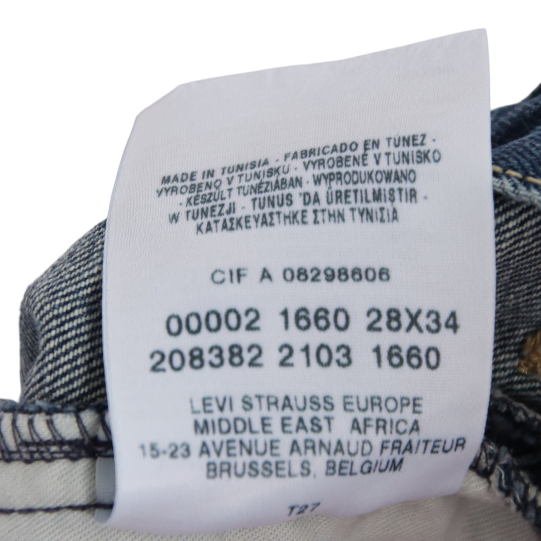 Levi's Engineered 1660 jeans in denim W28 L34 unisex