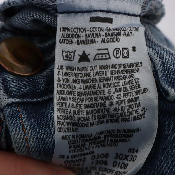 Levi's Engineered 308 jeans denim W30 L30 uomo