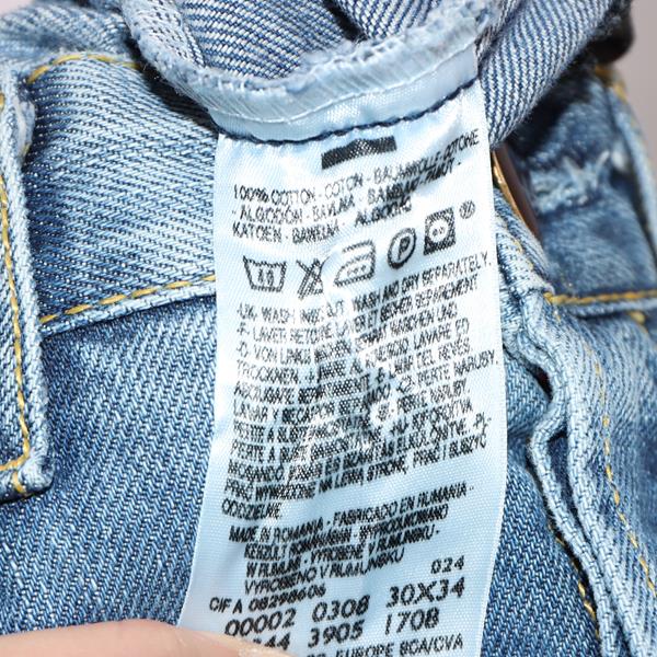 Levi's Engineered 308 jeans denim W30 L34 uomo