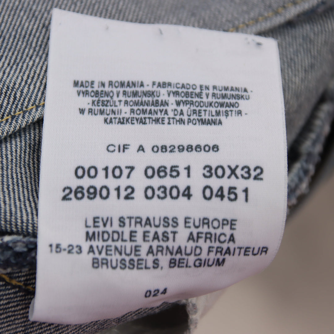 Levi's Engineered 651 jeans in denim W30 L32 unisex