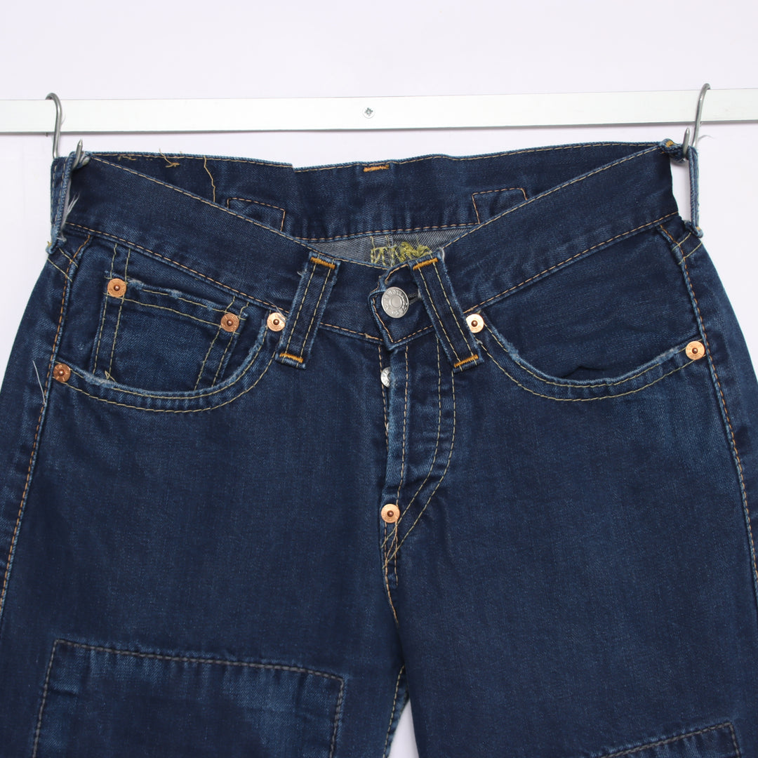 Levi's Engineered 804 con martingala W30 L34 jeans vintage in denim unisex