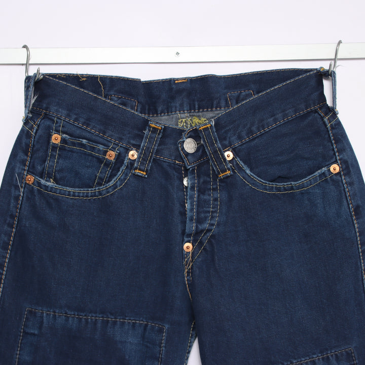 Levi's Engineered 804 con martingala W30 L34 jeans vintage in denim unisex