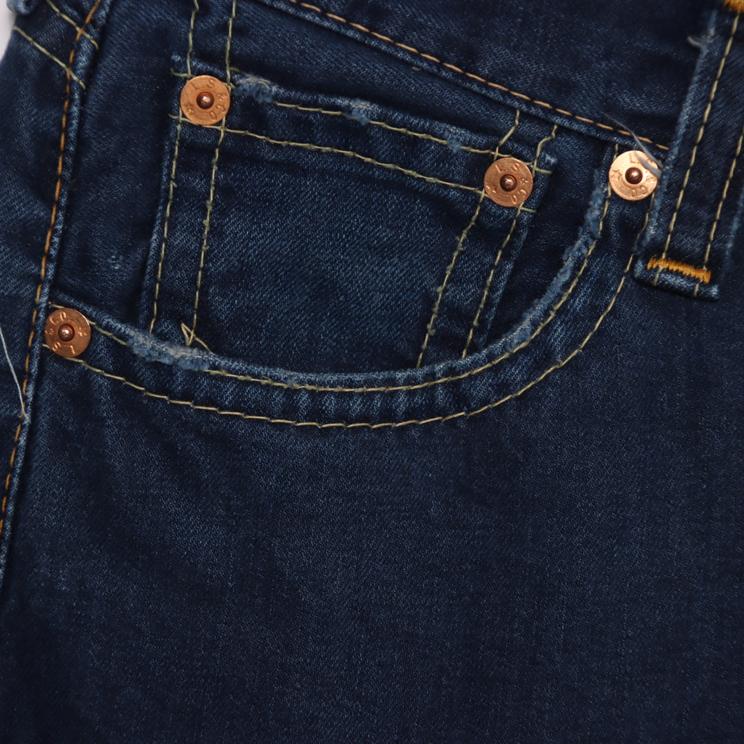 Levi's Engineered 804 con martingala W30 L34 jeans vintage in denim unisex
