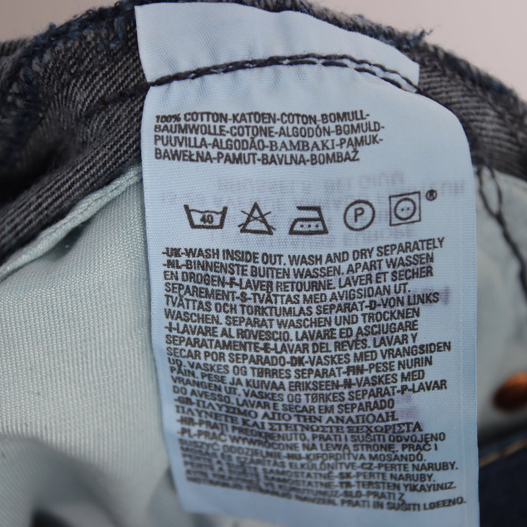 Levi's Engineered 804 con martingala W30 L34 jeans vintage in denim unisex