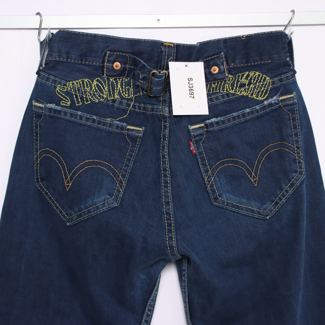 Levi's Engineered 804 con martingala W30 L34 jeans vintage in denim unisex