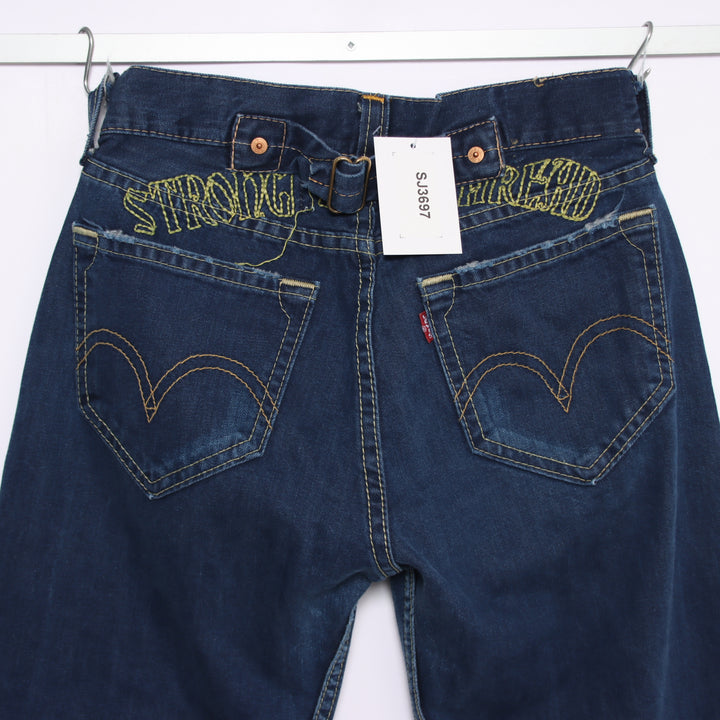 Levi's Engineered 804 con martingala W30 L34 jeans vintage in denim unisex