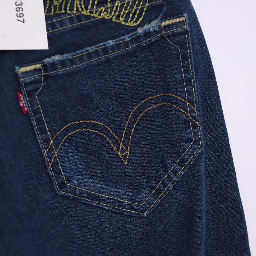 Levi's Engineered 804 con martingala W30 L34 jeans vintage in denim unisex