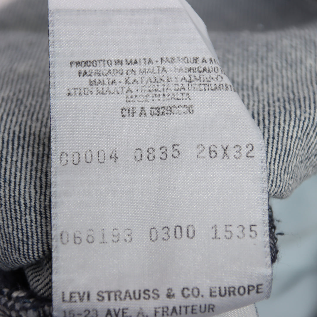Levi's Engineered 835 W26 L32 jeans vintage in denim da donna