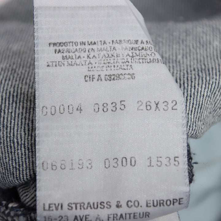 Levi's Engineered 835 W26 L32 jeans vintage in denim da donna