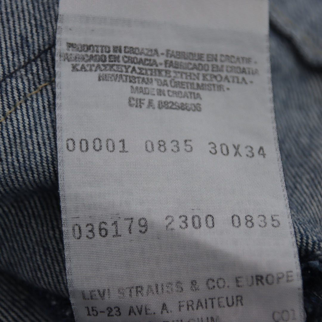 Levi's Engineered 835 W30 L34 jeans vintage in denim unisex
