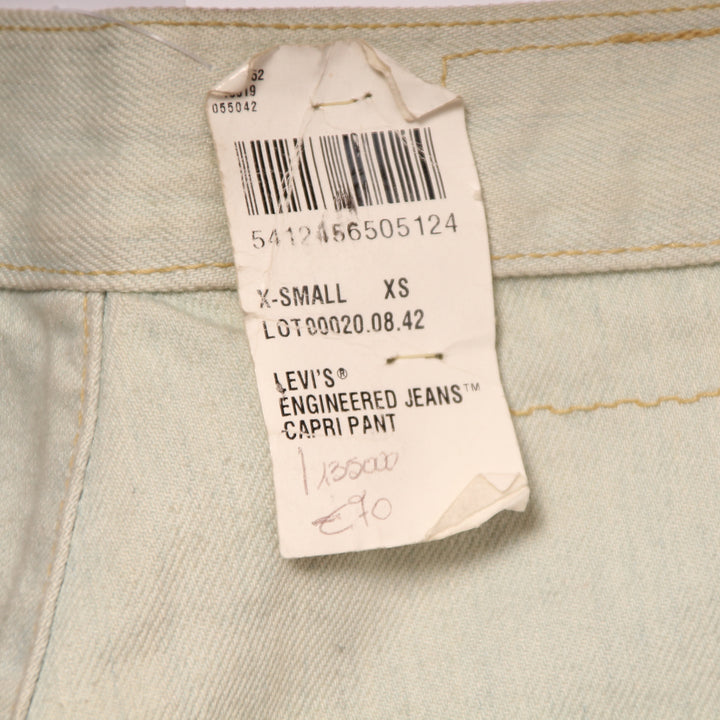 Levi's Engineered Capri Pant Jeans Denim Taglia XS Donna