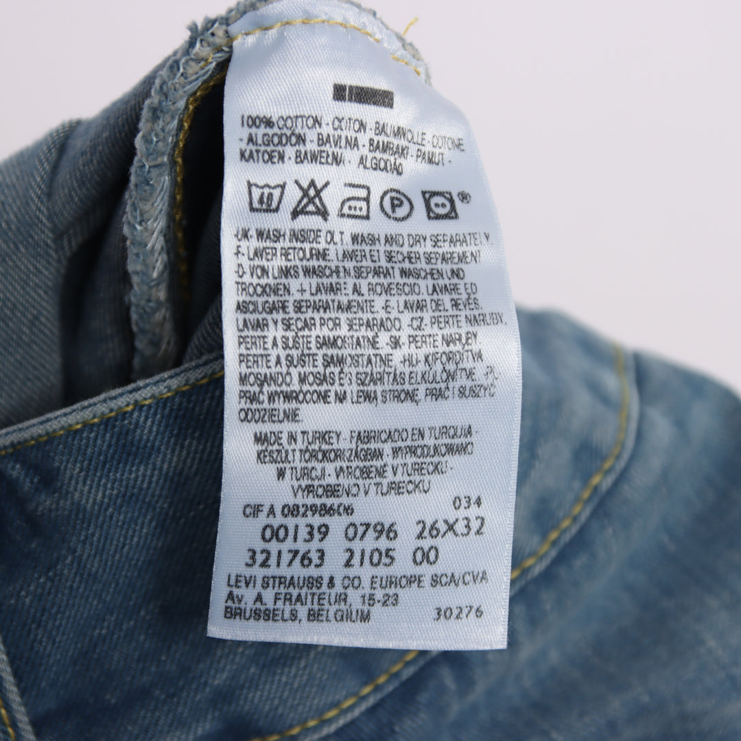 Levi's Engineered bermuda di jeans in denim W26 unisex
