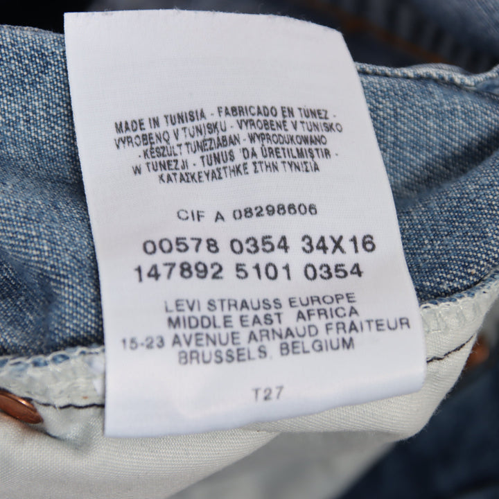 Levi's Engineered bermuda di jeans in denim W34 uomo
