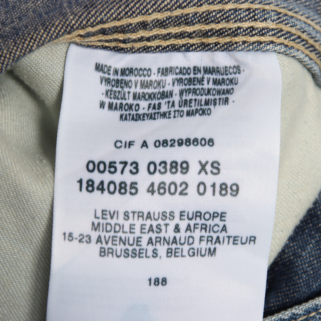 Levi's Engineered bermuda jeans in denim taglia XS unisex