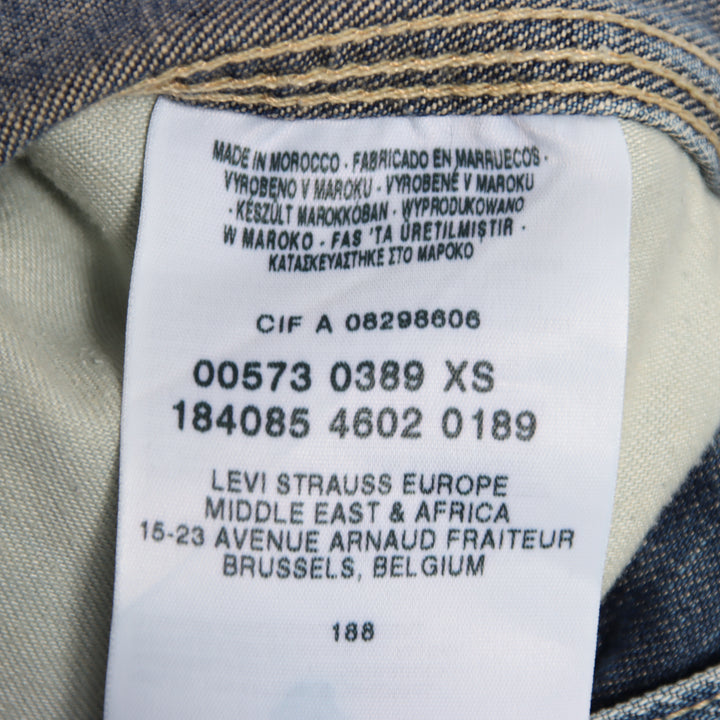 Levi's Engineered bermuda jeans in denim taglia XS unisex