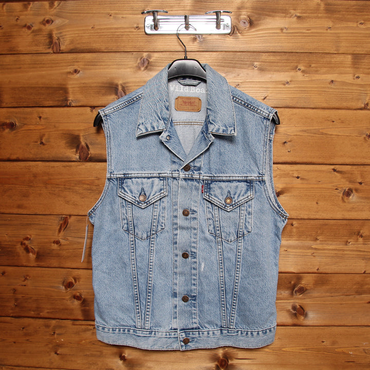 Levi's Gilet di Jeans Custom Denim Taglia L Unisex