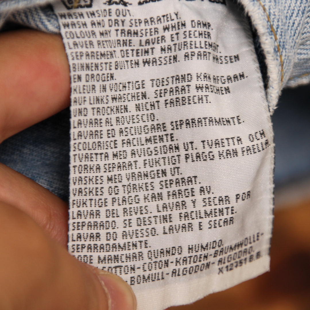 Levi's Gilet di Jeans Custom Denim Taglia L Unisex