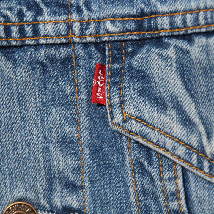 Levi's Gilet di Jeans Custom Denim Taglia L Unisex