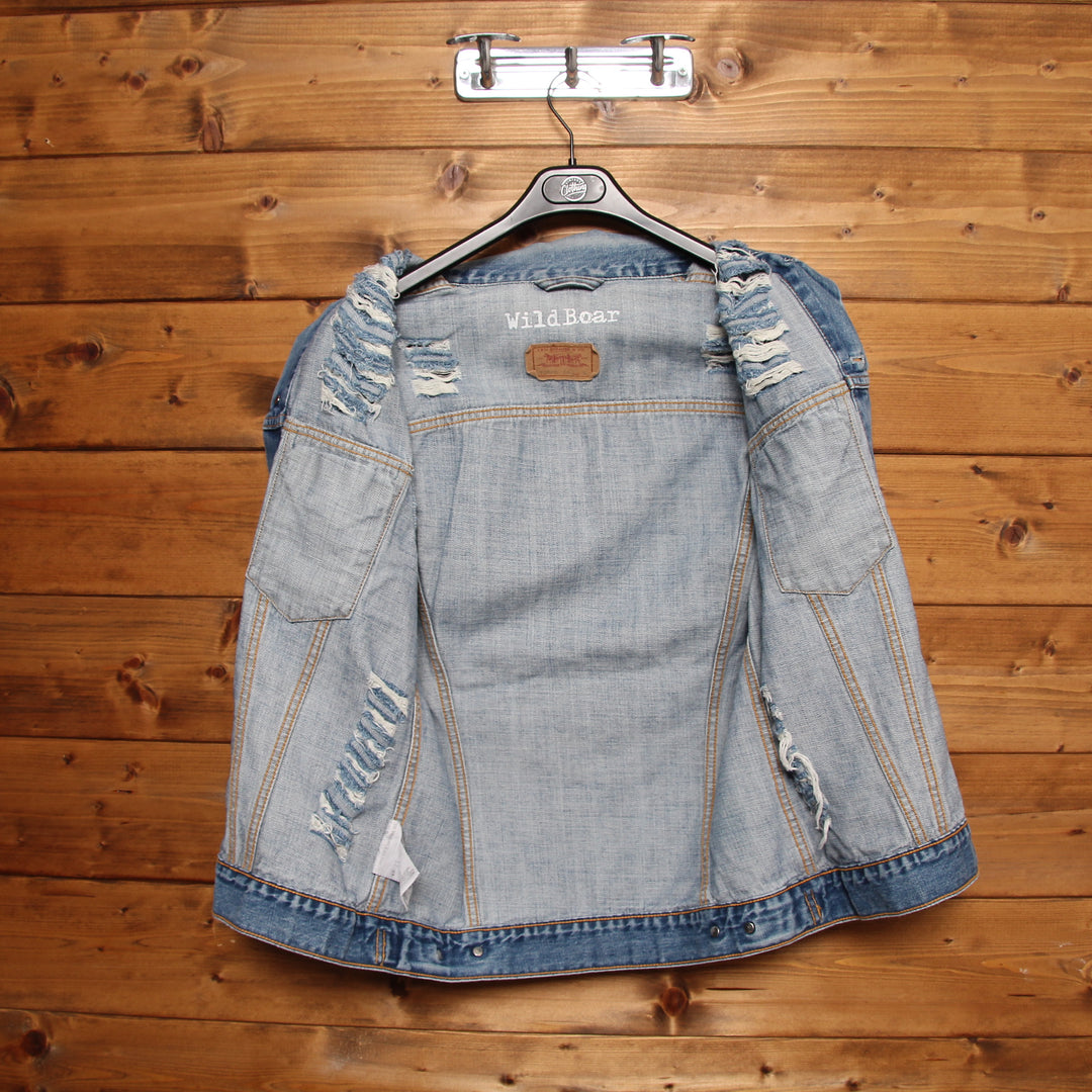 Levi's Gilet di Jeans Custom Denim Taglia L Unisex