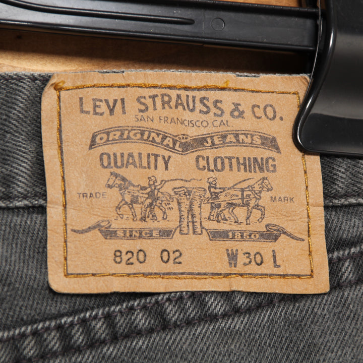Levi's Orange Tab 820-02 Gonna di Grigio Denim W30 Donna