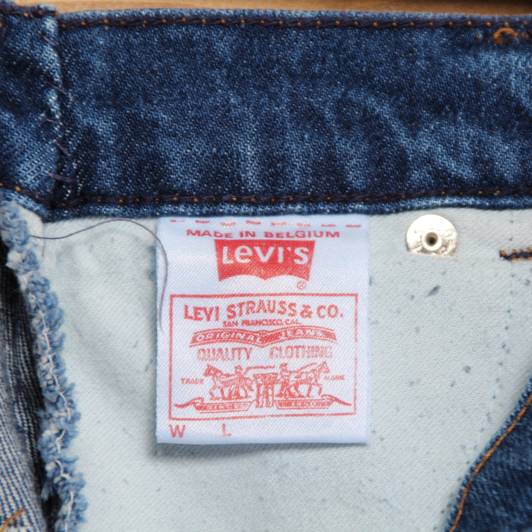 Levi's Orange Tab 852 0217 Gonna di Jeans Denim W32 Donna