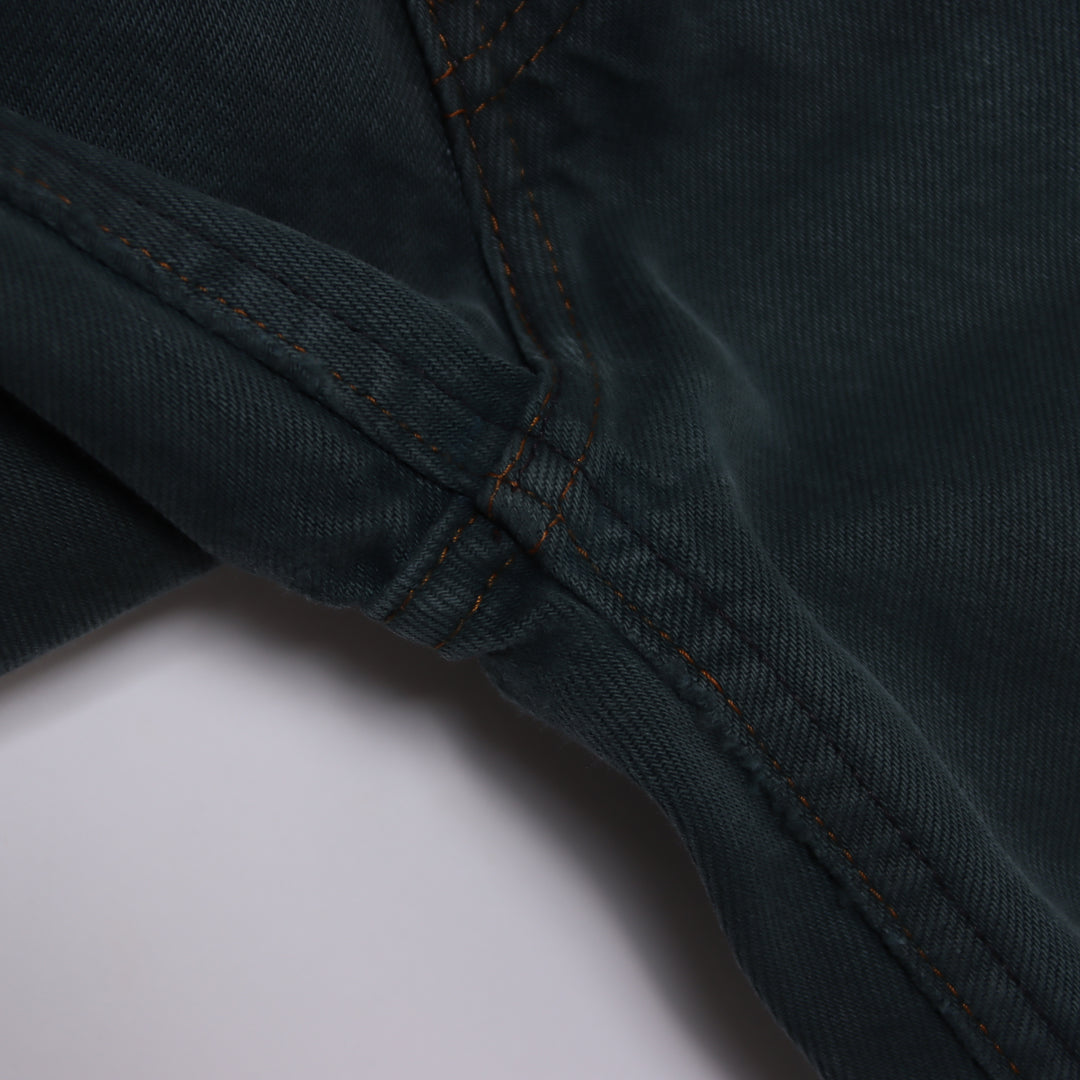 Levi's Orange tab straight fit W27 jeans in denim verde da donna
