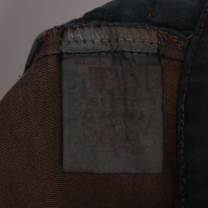 Levi's Orange tab straight fit W27 jeans in denim verde da donna