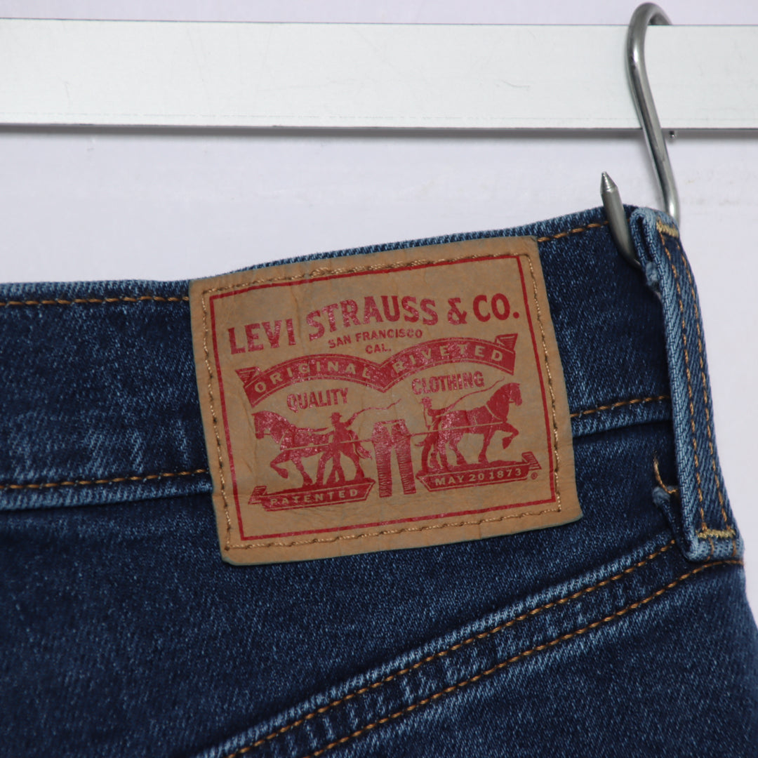 Levi's Ribcage Straight Ankle W26 L27 jeans vintage in denim da donna
