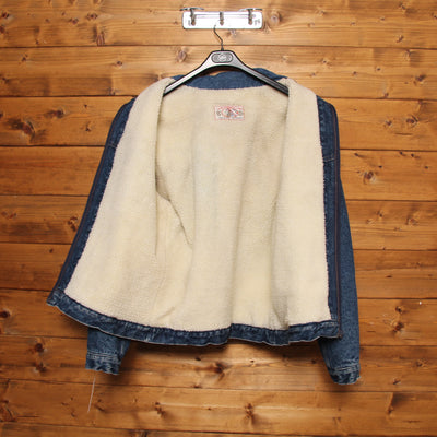 Levi's Sherpa Giacca di Jeans Denim Taglia L Uomo