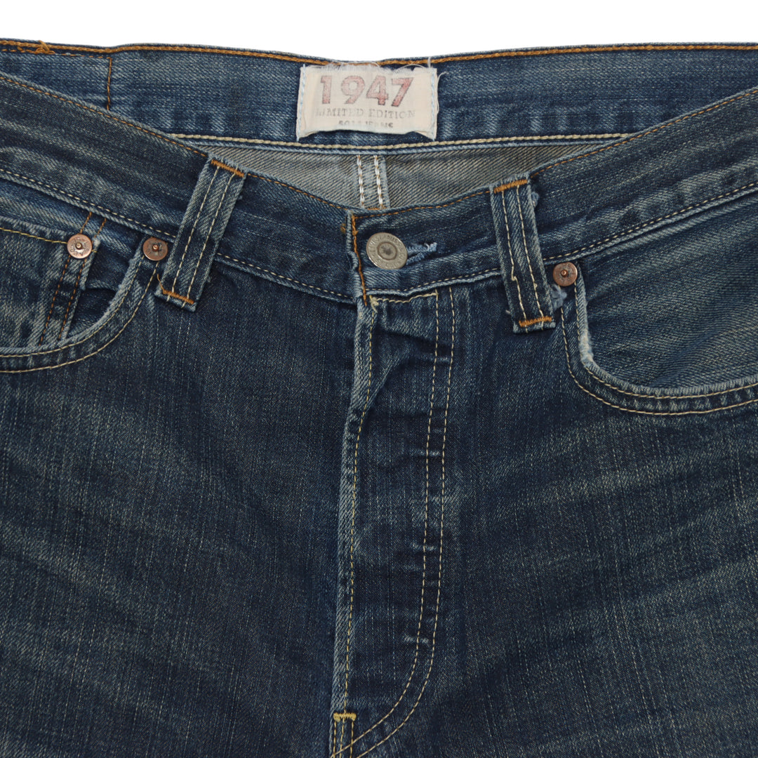 Levi's 501 1947 Rivets Limited Edition Jeans Denim W32 L34 Uomo