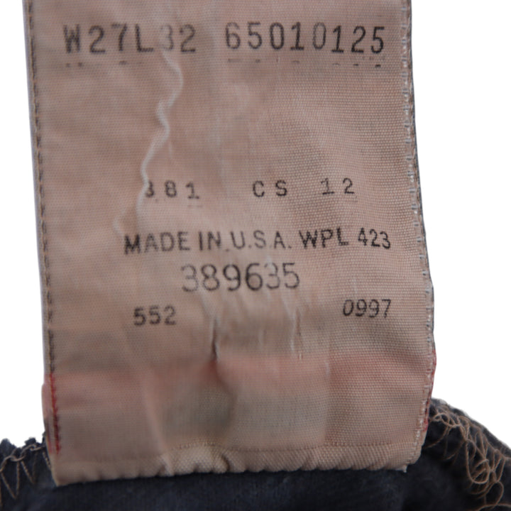 Levi's 501 Jeans Blu Vintage W27 L32 Donna Made in USA