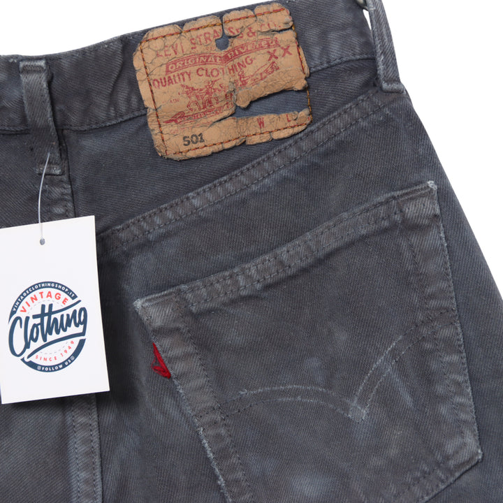 Levi's 501 Jeans Blu Vintage W27 L32 Donna Made in USA