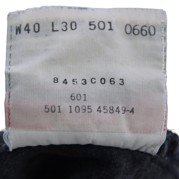 Levi's 501 Jeans Grigio Vintage W40 L30 Uomo Made in USA
