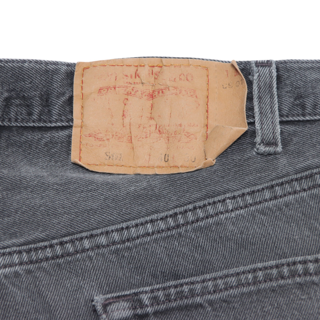 Levi's 501 Jeans Grigio Vintage W40 L30 Uomo Made in USA