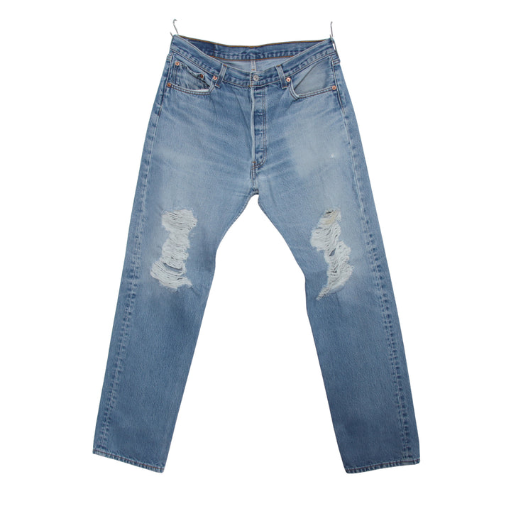 Levi's 501 Jeans Vintage Custom Denim W36 L36 Unisex Made in USA